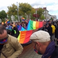 drapeau autour