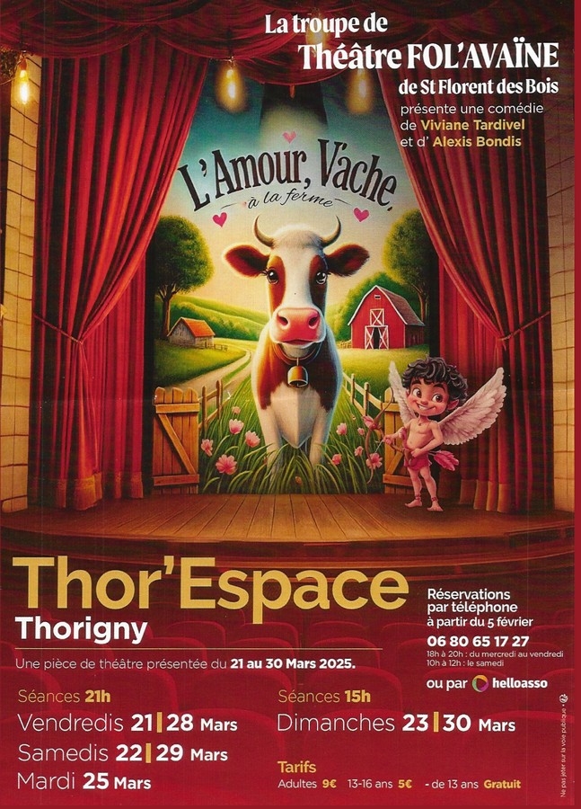 affiche theatre thorigny