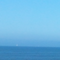 au loin bateaux